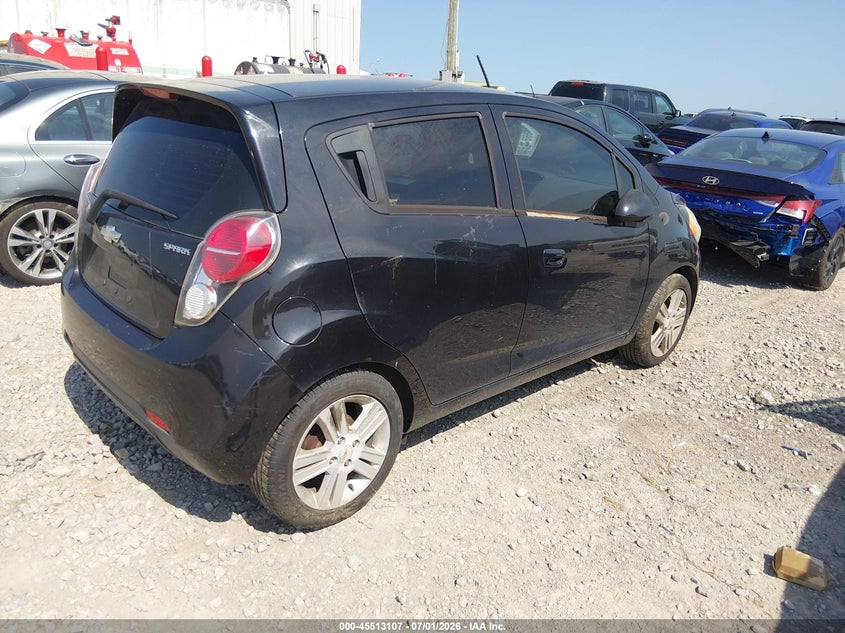 2014 Chevrolet Spark VIN KL8CD6S97EC571676 IAAI salvage auction — NORMAL WEAR, Clear (Tennessee), sold $350 on 2026-07-30 (photo 4)