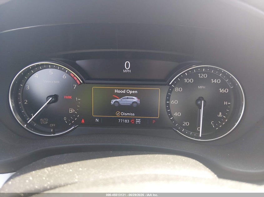 2019 Cadillac Xt4 VIN 1GYFZDR48KF195305 IAAI salvage auction — HAIL, Salvage Title, sold $8,050 on 2026-08-11 (photo 7)