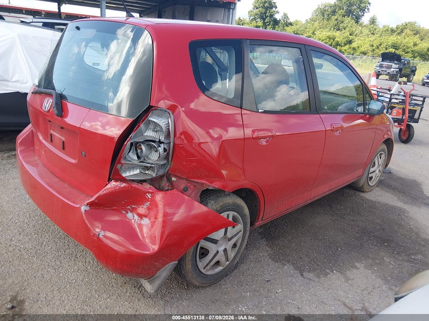 2008 Honda Fit VIN JHMGD37498S058832 IAAI salvage auction — ALL OVER, Salvage (Louisiana), sold $225 on 2026-07-18 (photo 4)