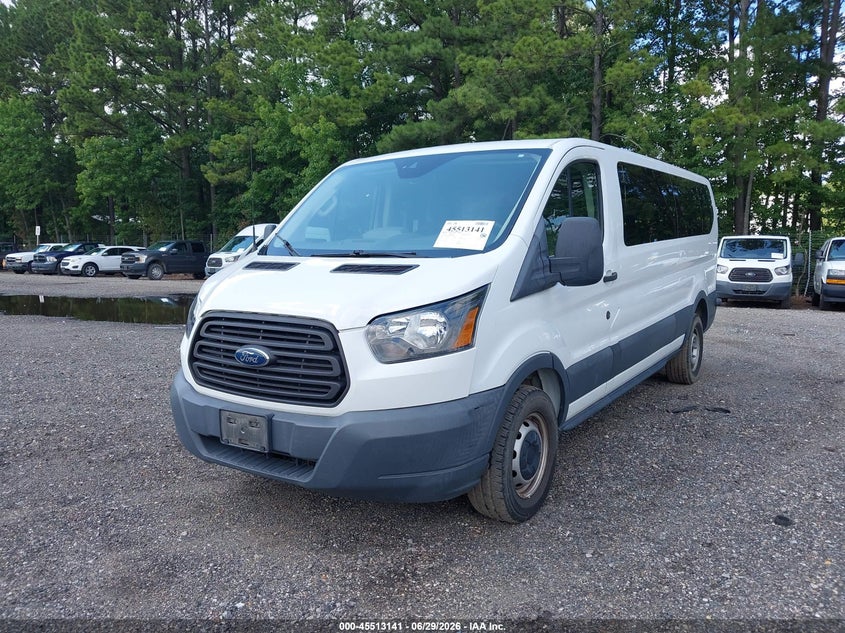 2018 Ford Transit-350 VIN 1FBZX2ZM3JKB42678 IAAI salvage auction — LEFT REAR, SF97 (Virginia), sold $18,200 on 2026-07-31 (photo 2)