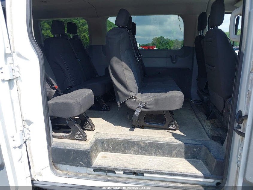 2018 Ford Transit-350 VIN 1FBZX2ZM3JKB42678 IAAI salvage auction — LEFT REAR, SF97 (Virginia), sold $18,200 on 2026-07-31 (photo 8)