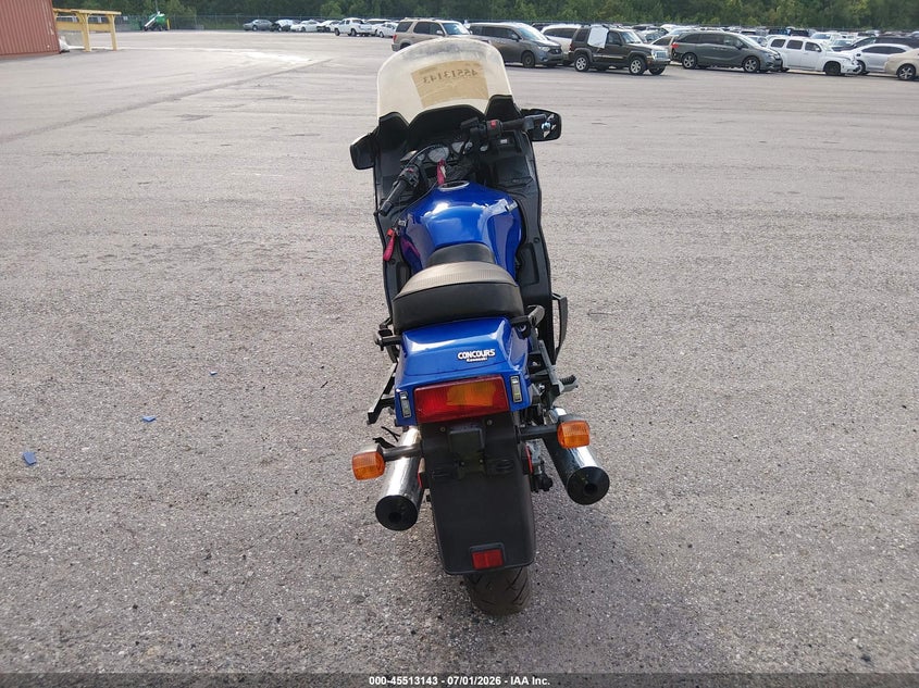 2001 Kawasaki Zg1000 VIN JKAZGCA131B516221 IAAI salvage auction — NORMAL WEAR, Clear (Florida), sold $350 on 2026-07-07 (photo 6)
