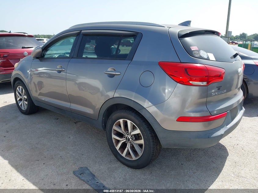 2015 Kia Sportage VIN KNDPB3ACXF7744062 IAAI salvage auction — NORMAL WEAR, Clear (Louisiana), sold $2,150 on 2026-07-28 (photo 3)