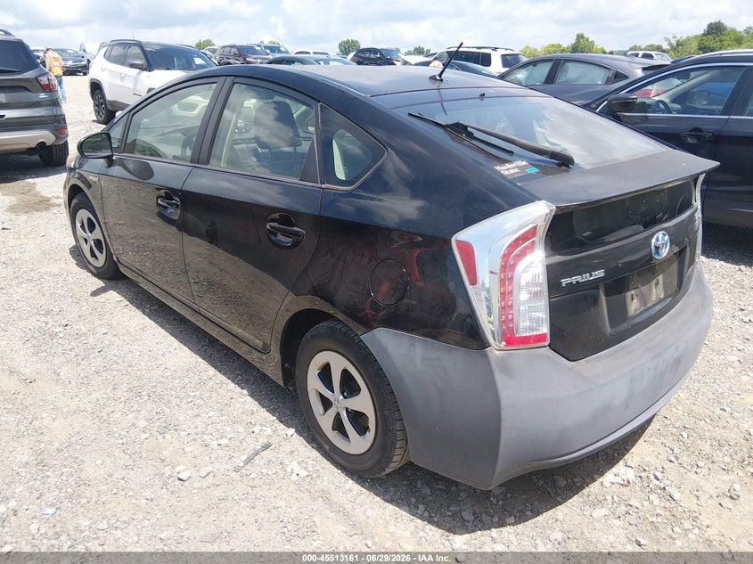 2014 Toyota Prius VIN JTDKN3DU5E0356668 IAAI salvage auction — NORMAL WEAR, Clear (Tennessee), sold $4,500 on 2026-07-09 (photo 3)