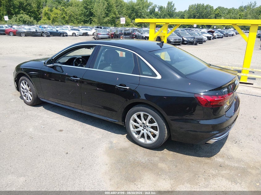 2021 Audi A4 VIN WAUABAF41MN010525 IAAI salvage auction — FRONT END, Salvage (Massachusetts), sold $9,900 on 2026-09-03 (photo 3)