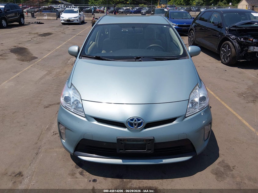 2014 Toyota Prius VIN JTDKN3DU0E1778860 IAAI salvage auction — NORMAL WEAR, Clear (Connecticut), sold $2,400 on 2026-07-09 (photo 6)