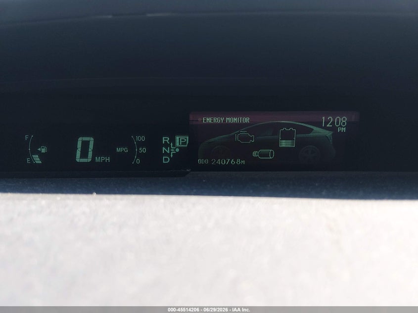 2014 Toyota Prius VIN JTDKN3DU0E1778860 IAAI salvage auction — NORMAL WEAR, Clear (Connecticut), sold $2,400 on 2026-07-09 (photo 7)