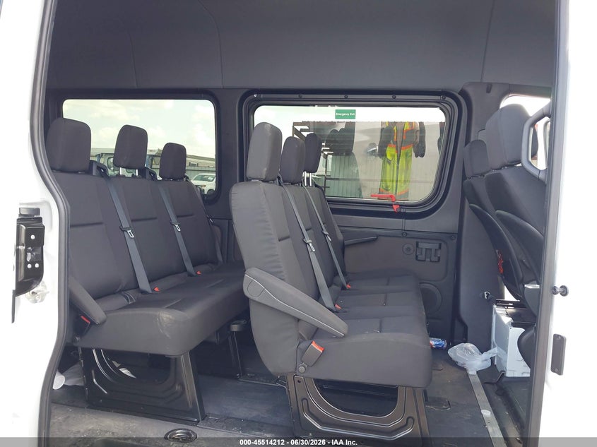 2026 Mercedes-benz Sprinter VIN W1Z4KGHY9TT605210 IAAI salvage auction — FRONT & REAR, Enterprise Vehicles Clear Only (Texas), sold $27,050 on 2026-07-28 (photo 8)