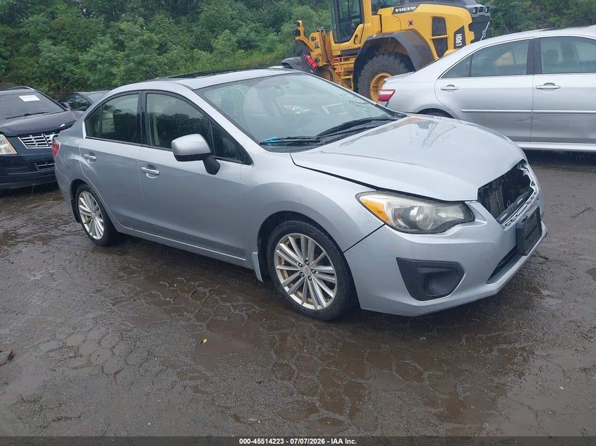 2013 Subaru Impreza VIN JF1GJAD60DH016924 IAAI salvage auction — FRONT END, Salvage (Rhode Island), sold $25 on 2026-07-28 (photo 1)