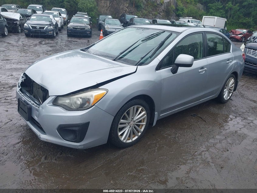 2013 Subaru Impreza VIN JF1GJAD60DH016924 IAAI salvage auction — FRONT END, Salvage (Rhode Island), sold $25 on 2026-07-28 (photo 2)