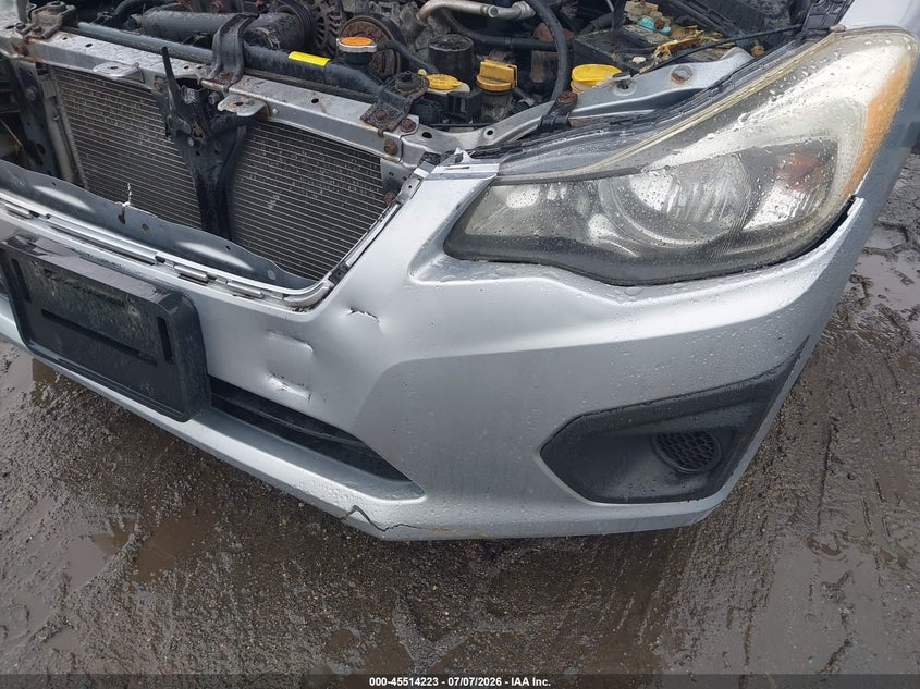 2013 Subaru Impreza VIN JF1GJAD60DH016924 IAAI salvage auction — FRONT END, Salvage (Rhode Island), sold $25 on 2026-07-28 (photo 6)