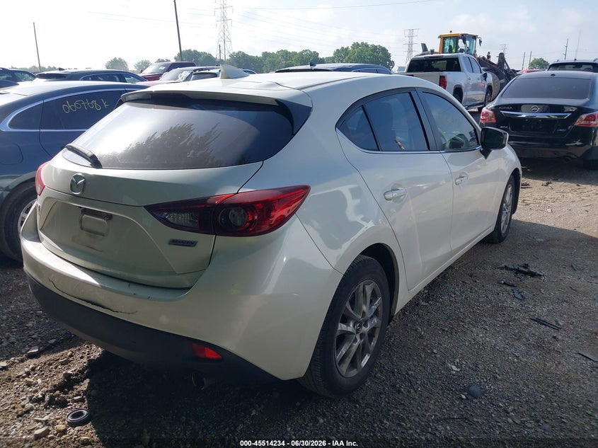 2016 Mazda 3 VIN JM1BM1M78G1306152 IAAI salvage auction — NORMAL WEAR, Clear (Indiana), sold $4,300 on 2026-07-15 (photo 4)
