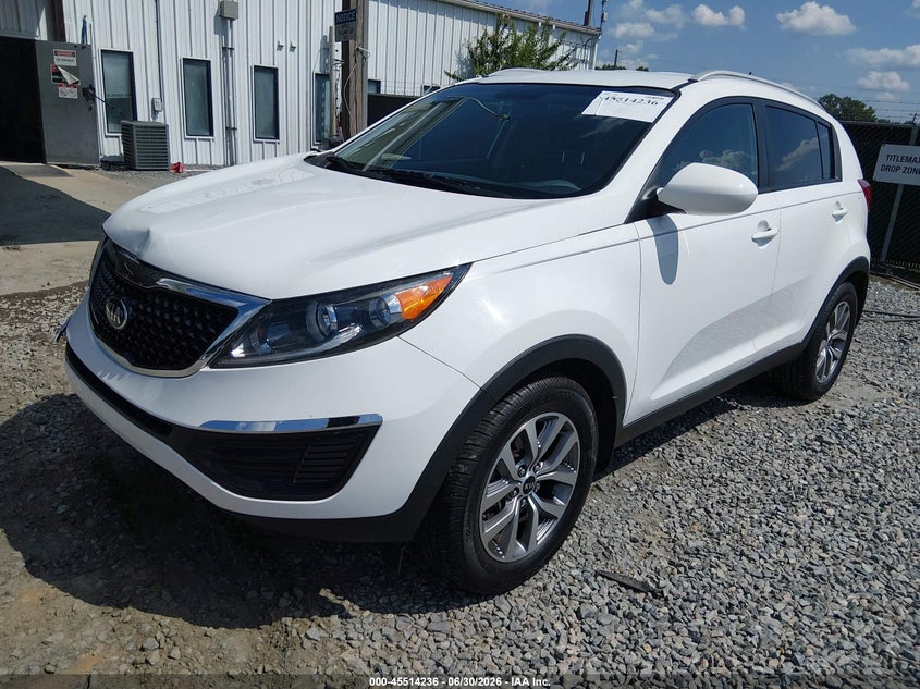 2016 Kia Sportage VIN KNDPB3AC8G7871197 IAAI salvage auction — FRONT END, Salvage Title, sold $1,650 on 2026-07-22 (photo 2)