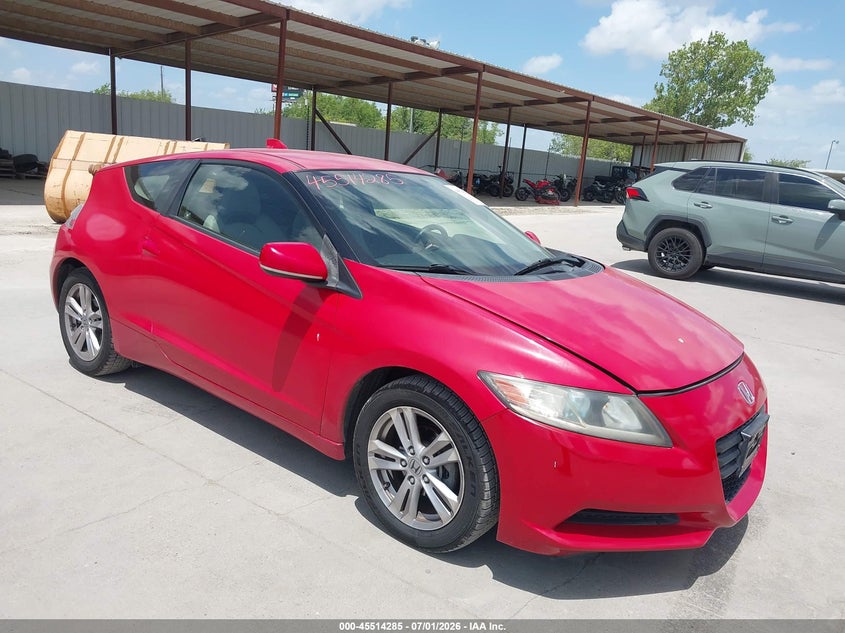2012 Honda Cr-z VIN JHMZF1D40CS004307 IAAI salvage auction — FRONT END, Salvage (Texas), sold $850 on 2026-07-30 (photo 1)