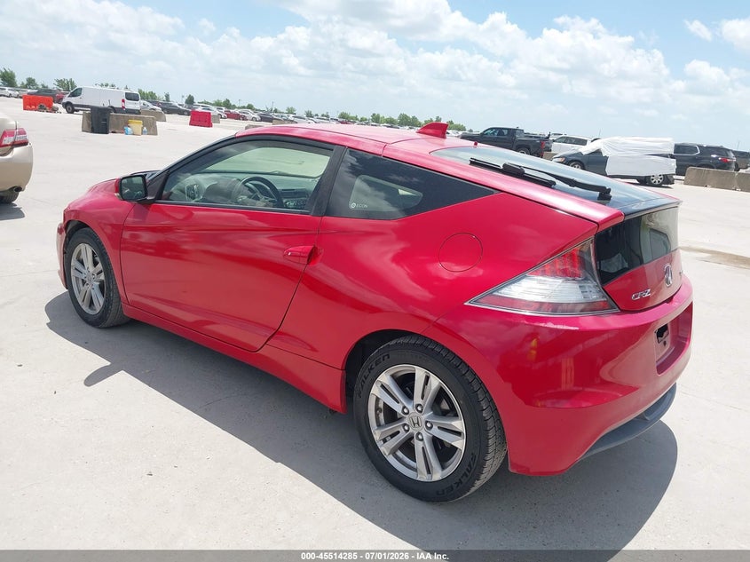 2012 Honda Cr-z VIN JHMZF1D40CS004307 IAAI salvage auction — FRONT END, Salvage (Texas), sold $850 on 2026-07-30 (photo 3)