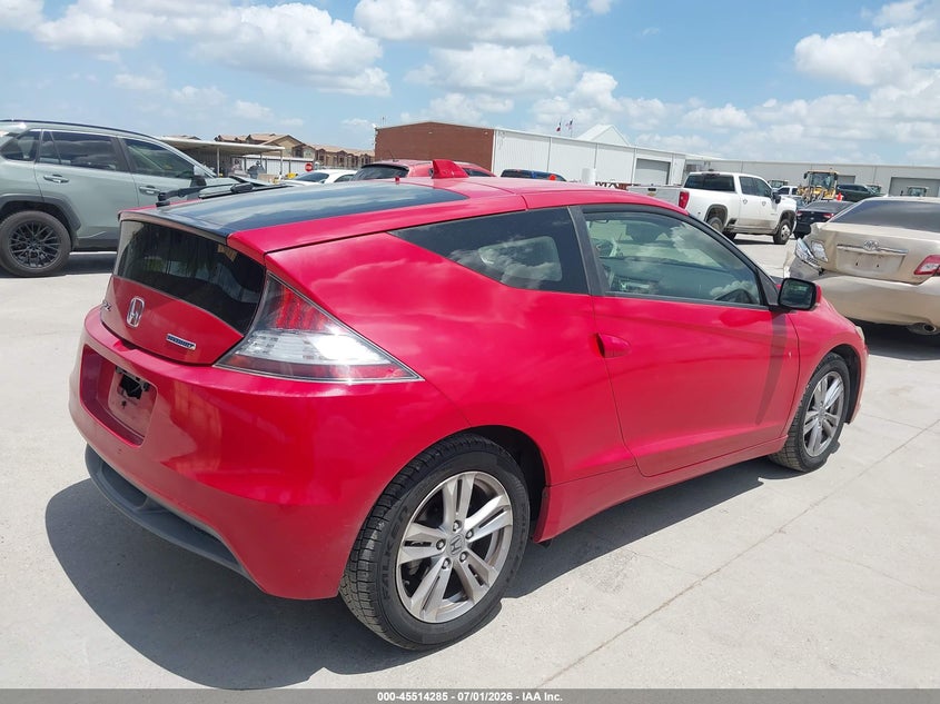2012 Honda Cr-z VIN JHMZF1D40CS004307 IAAI salvage auction — FRONT END, Salvage (Texas), sold $850 on 2026-07-30 (photo 4)