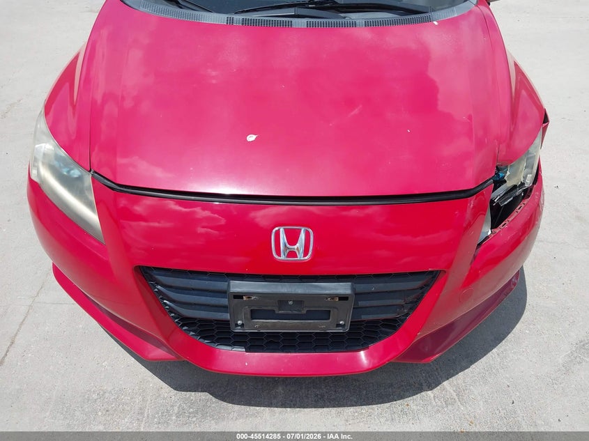 2012 Honda Cr-z VIN JHMZF1D40CS004307 IAAI salvage auction — FRONT END, Salvage (Texas), sold $850 on 2026-07-30 (photo 6)
