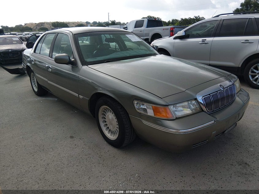 2001 Mercury Grand marquis VIN 2MEFM75W91X648507 IAAI salvage auction — NORMAL WEAR, Clear (Texas), sold $2,050 on 2026-07-09 (photo 1)