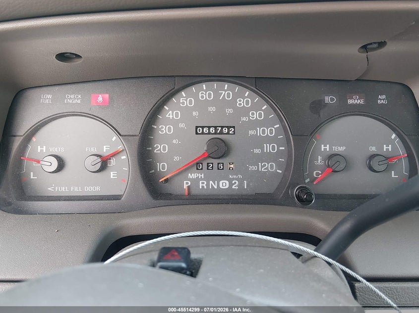 2001 Mercury Grand marquis VIN 2MEFM75W91X648507 IAAI salvage auction — NORMAL WEAR, Clear (Texas), sold $2,050 on 2026-07-09 (photo 7)