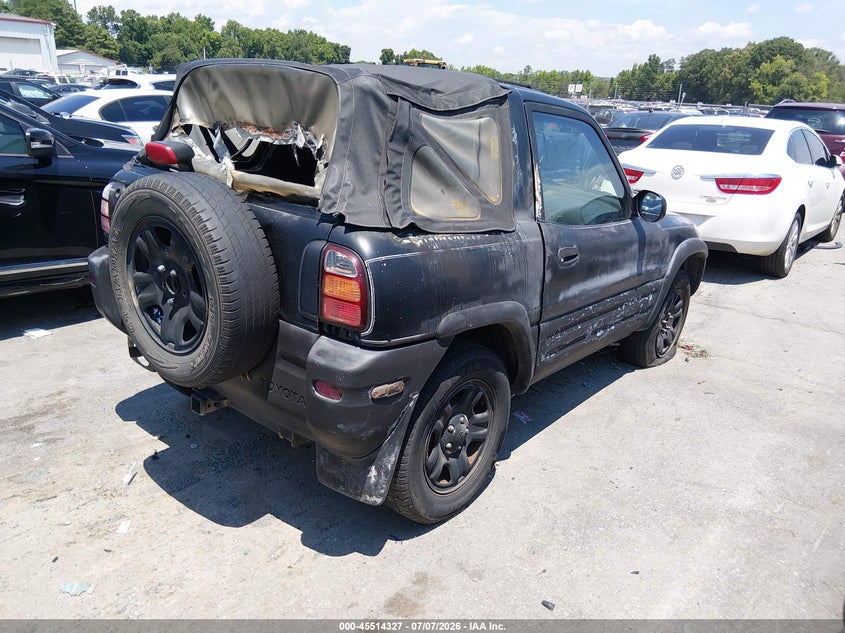 1998 Toyota Rav4 VIN JT3XP10V0W0013100 IAAI salvage auction — NORMAL WEAR, Clear-Dealer Only (North Carolina), sold $650 on 2026-07-29 (photo 4)