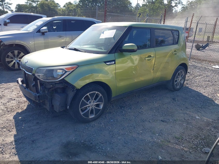 2015 Kia Soul VIN KNDJN2A25F7785164 IAAI salvage auction — FRONT END, Salvage (South Carolina), sold $450 on 2026-07-28 (photo 2)
