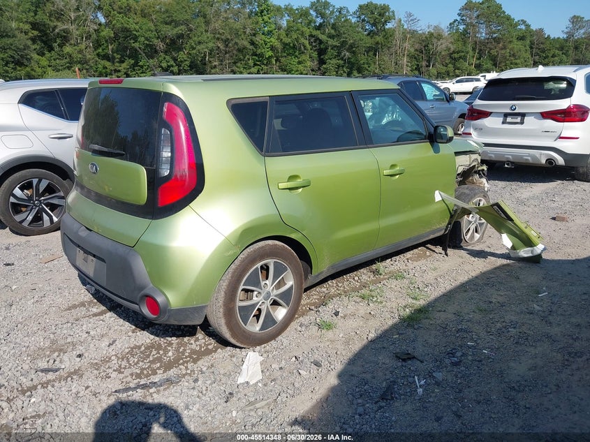 2015 Kia Soul VIN KNDJN2A25F7785164 IAAI salvage auction — FRONT END, Salvage (South Carolina), sold $450 on 2026-07-28 (photo 4)