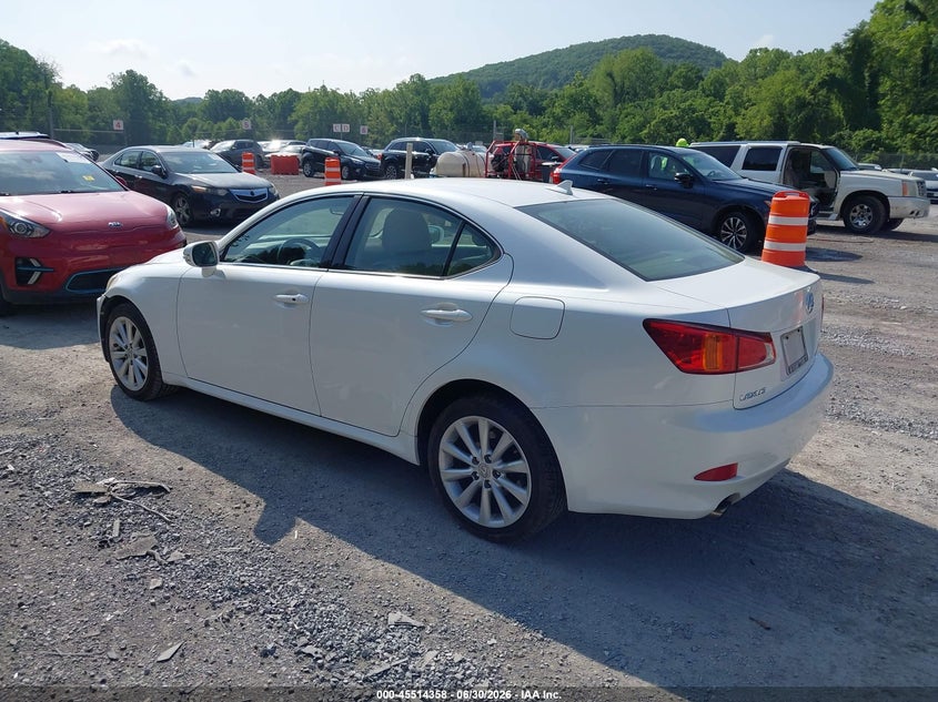 2010 Lexus Is 250 VIN JTHCF5C22A2032555 IAAI salvage auction — FRONT END, Clear (Virginia), sold $575 on 2026-07-22 (photo 3)