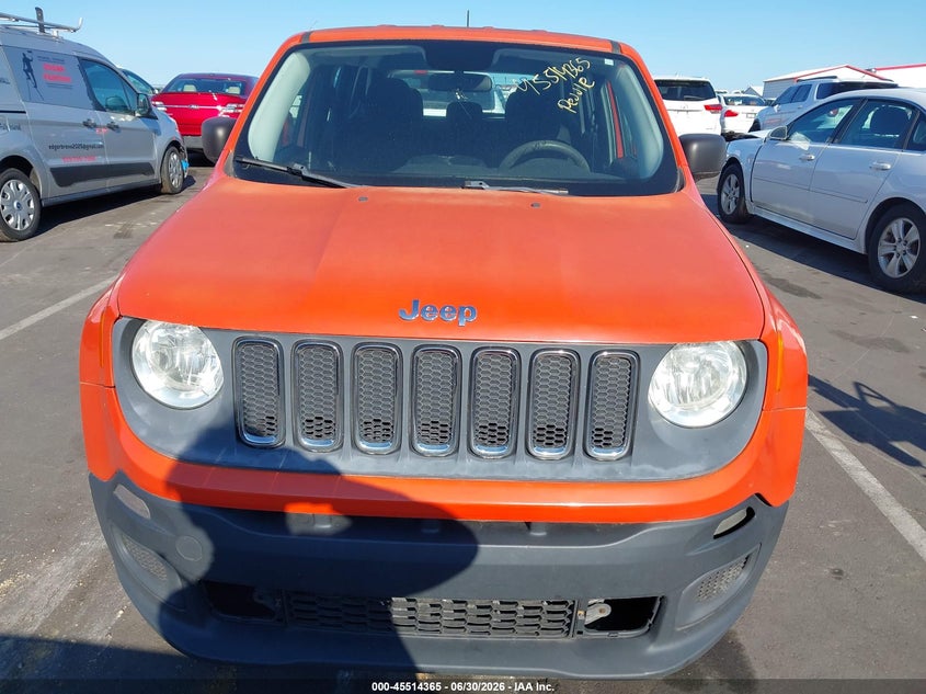 2015 Jeep Renegade VIN ZACCJAAH4FPC30986 IAAI salvage auction — NORMAL WEAR, Clear (North Carolina), sold $650 on 2026-07-29 (photo 6)