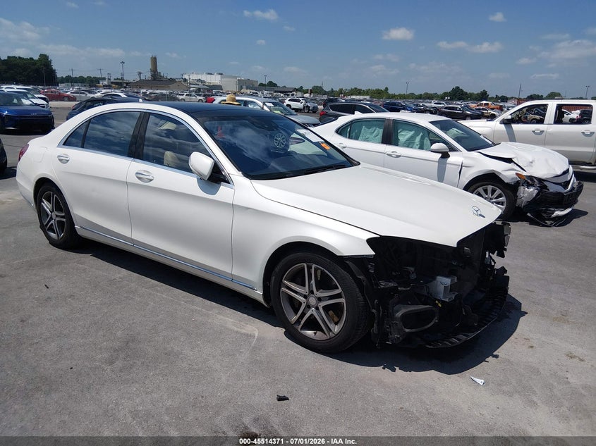 2016 Mercedes-benz S-klasse VIN WDDUG8FBXGA214265 IAAI salvage auction — FRONT END, Salvage (Missouri), sold $7,300 on 2026-08-11 (photo 1)