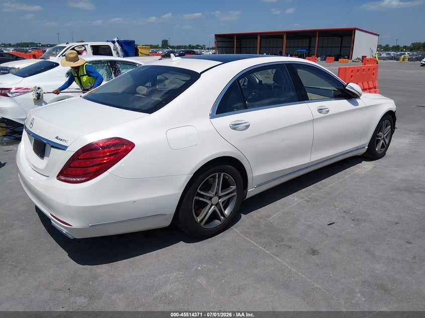 2016 Mercedes-benz S-klasse VIN WDDUG8FBXGA214265 IAAI salvage auction — FRONT END, Salvage (Missouri), sold $7,300 on 2026-08-11 (photo 4)
