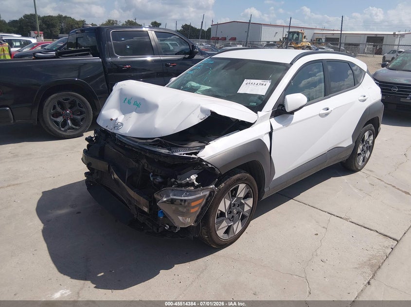 2025 Hyundai Kona VIN KM8HB3AB4SU215368 IAAI salvage auction — FRONT END, Certificate Of Destruction (Florida), sold $3,150 on 2026-07-14 (photo 2)