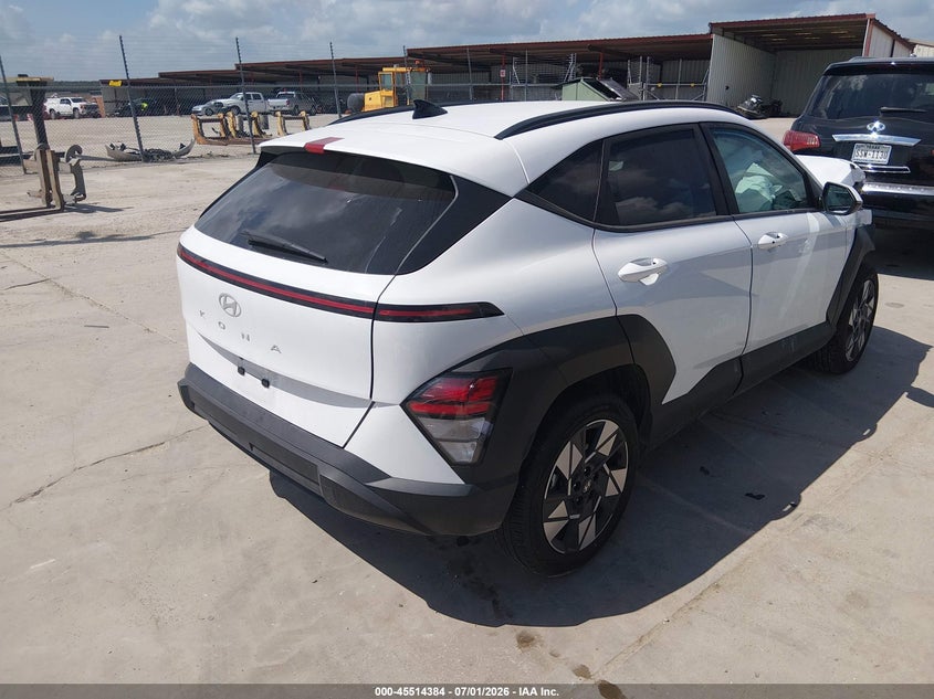 2025 Hyundai Kona VIN KM8HB3AB4SU215368 IAAI salvage auction — FRONT END, Certificate Of Destruction (Florida), sold $3,150 on 2026-07-14 (photo 4)
