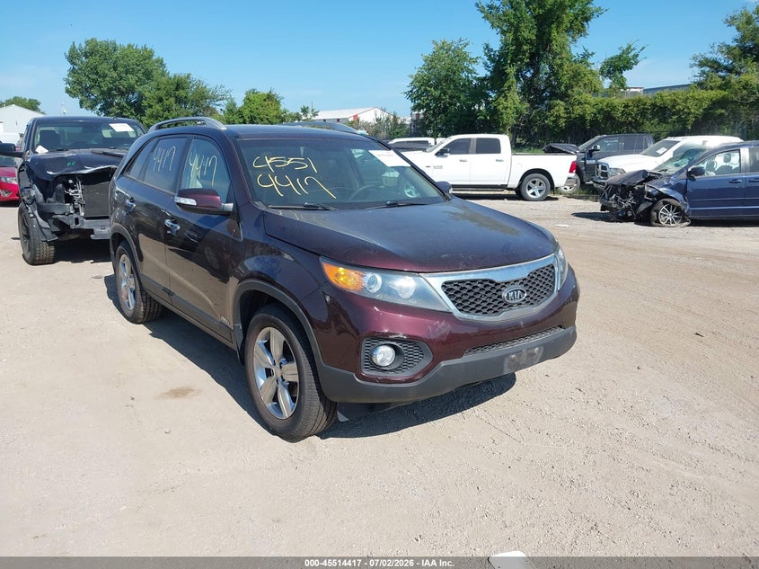 2012 Kia Sorento VIN 5XYKUDA21CG252469 IAAI salvage auction — NORMAL WEAR, Regular Certificate (Iowa), sold $1,600 on 2026-07-13 (photo 1)