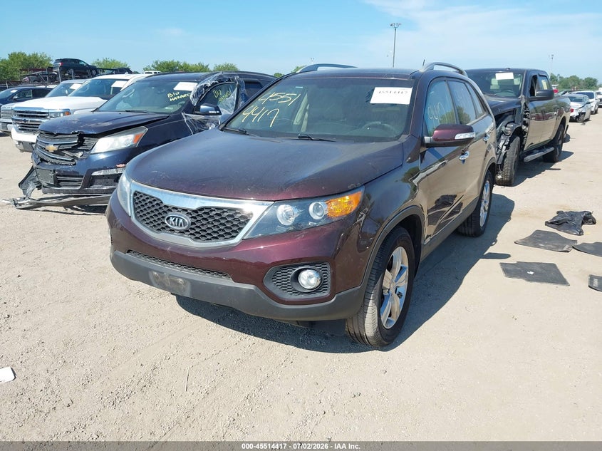 2012 Kia Sorento VIN 5XYKUDA21CG252469 IAAI salvage auction — NORMAL WEAR, Regular Certificate (Iowa), sold $1,600 on 2026-07-13 (photo 2)