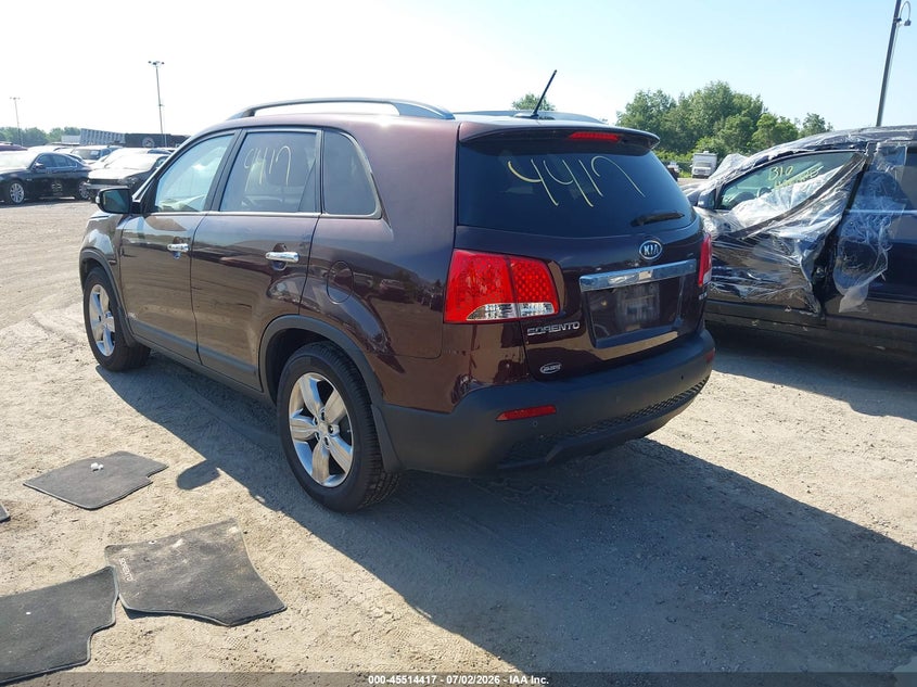 2012 Kia Sorento VIN 5XYKUDA21CG252469 IAAI salvage auction — NORMAL WEAR, Regular Certificate (Iowa), sold $1,600 on 2026-07-13 (photo 3)
