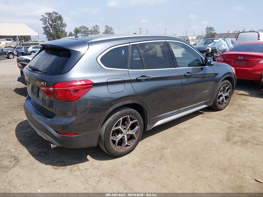 2018 BMW X1 VIN WBXHU7C3XJ5H42650 IAAI salvage auction — FRONT END, Salvage Title, sold $3,450 on 2026-08-03 (photo 4)