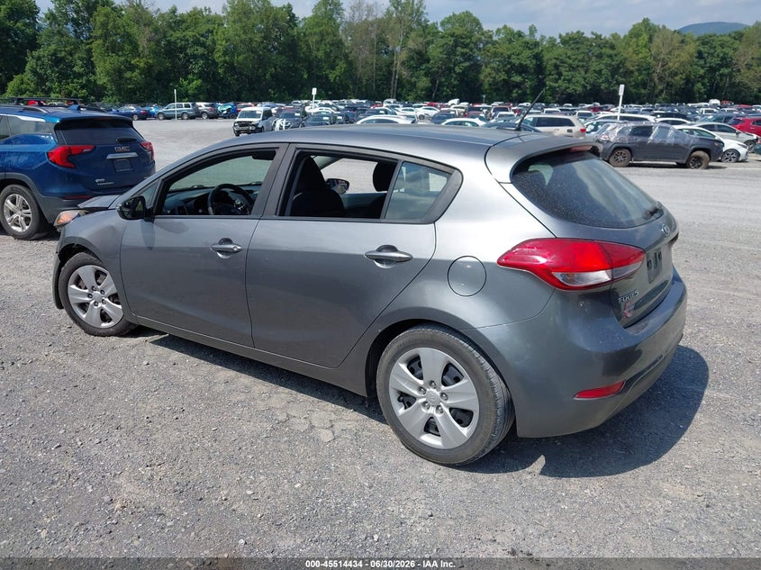 2016 Kia Forte VIN KNAFK5A89G5585404 IAAI salvage auction — FRONT END, Clear (Virginia), sold $750 on 2026-07-28 (photo 3)