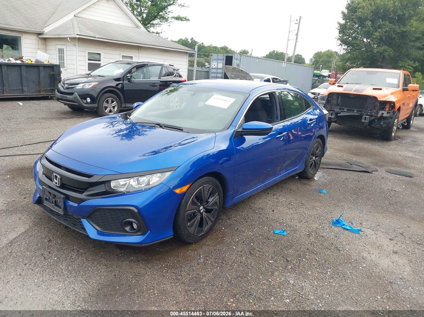 2018 Honda Civic VIN SHHFK7H5XJU400744 IAAI salvage auction — LEFT FRONT, Salvage - Greater Than 75% (Maryland), sold $4,200 on 2026-07-29 (photo 2)