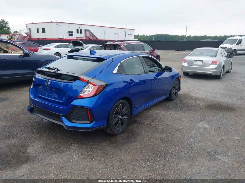 2018 Honda Civic VIN SHHFK7H5XJU400744 IAAI salvage auction — LEFT FRONT, Salvage - Greater Than 75% (Maryland), sold $4,200 on 2026-07-29 (photo 4)