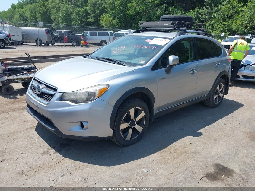 2014 Subaru Xv VIN JF2GPBCC2EH337758 IAAI salvage auction — FRONT & REAR, Salvage - Less Than 75% (Maryland), sold $375 on 2026-07-21 (photo 2)