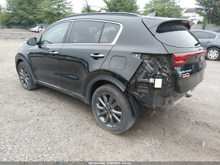 2020 Kia Sportage VIN KNDP6CAC6L7772666 IAAI salvage auction — SIDE, Salvage (New Jersey), sold $3,950 on 2026-07-31 (photo 3)