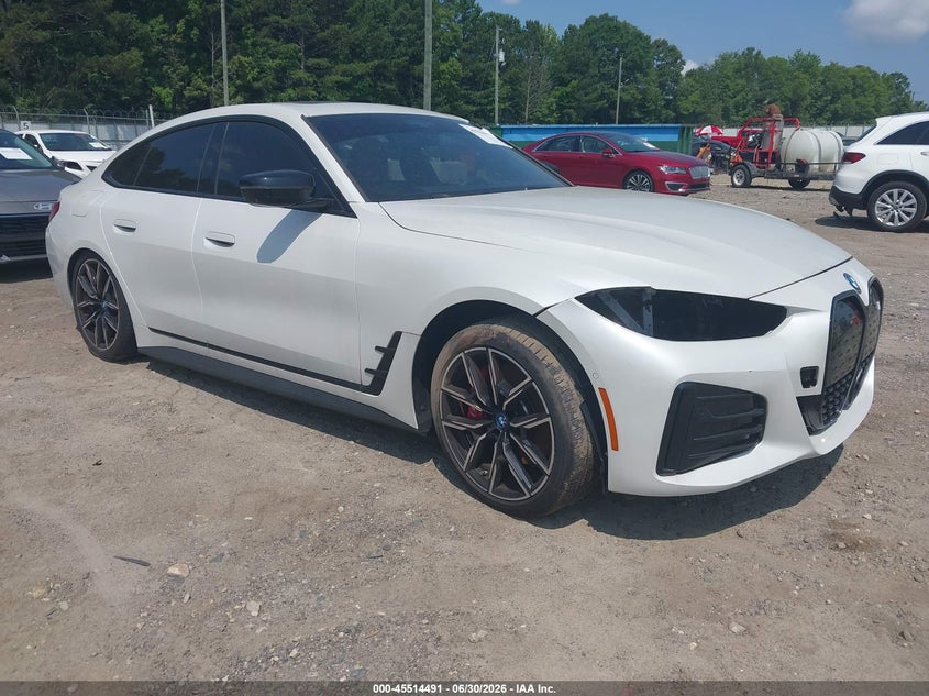 2023 BMW I4 VIN WBY73AW02PFP87848 — IAAI salvage auction photo