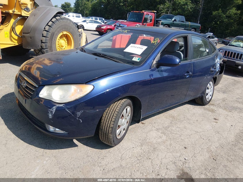 2007 Hyundai Elantra VIN KMHDU46D07U202455 IAAI salvage auction — LEFT REAR, Salvage - Greater Than 75% (Maryland), sold $300 on 2026-07-22 (photo 2)