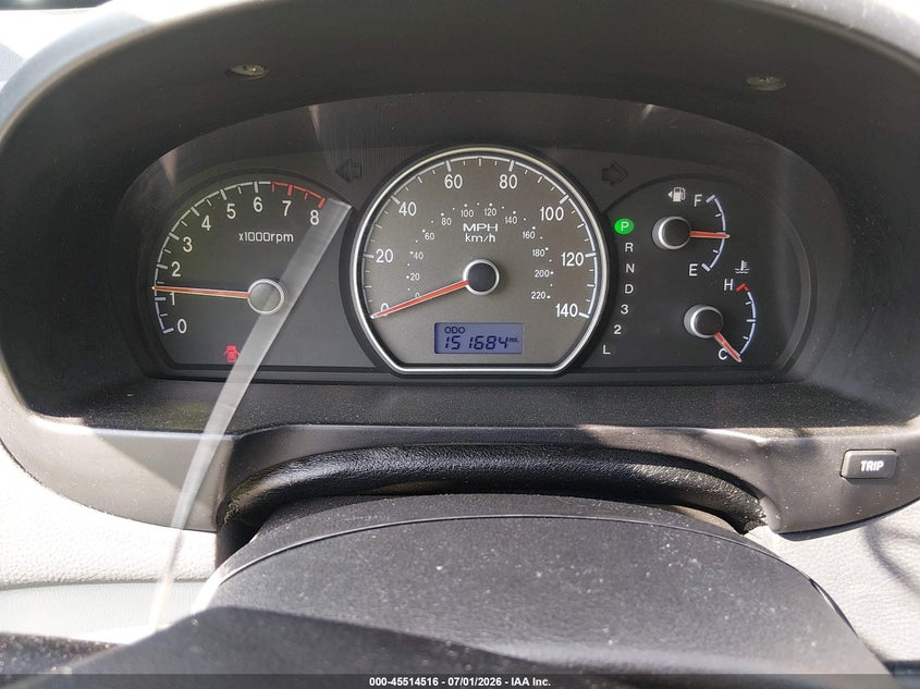 2007 Hyundai Elantra VIN KMHDU46D07U202455 IAAI salvage auction — LEFT REAR, Salvage - Greater Than 75% (Maryland), sold $300 on 2026-07-22 (photo 7)