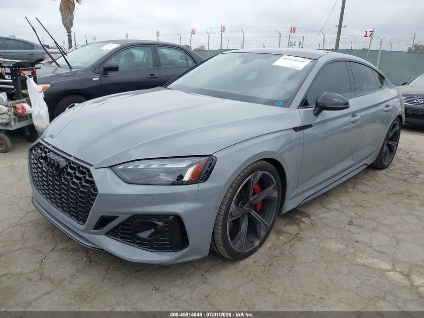 2022 Audi Rs5 VIN WUAAWCF57NA901801 IAAI salvage auction — REAR END, Salvage Title, sold $33,750 on 2026-08-10 (photo 2)