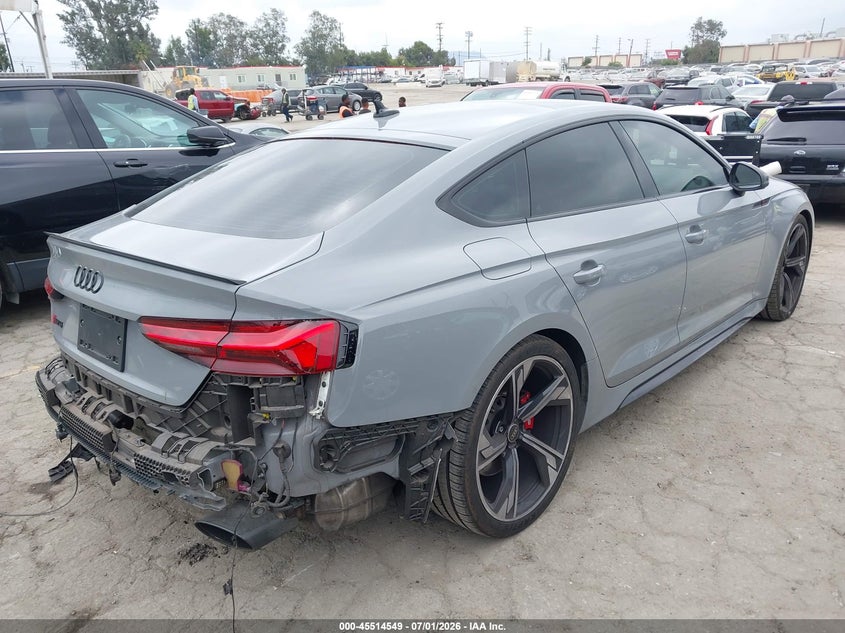 2022 Audi Rs5 VIN WUAAWCF57NA901801 IAAI salvage auction — REAR END, Salvage Title, sold $33,750 on 2026-08-10 (photo 4)