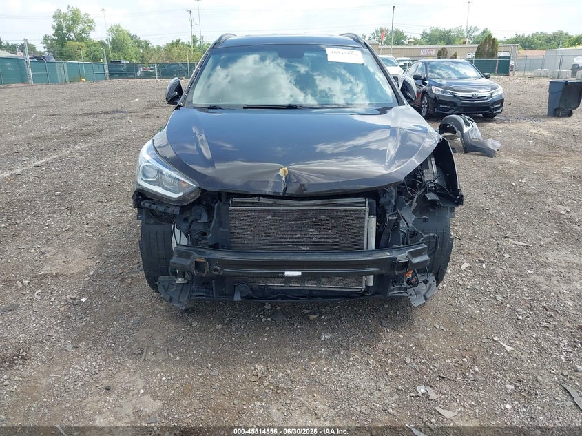 2017 Hyundai Santa fe VIN KM8SMDHF8HU199151 IAAI salvage auction — FRONT END, Salvage (Ohio), sold $2,200 on 2026-07-22 (photo 6)
