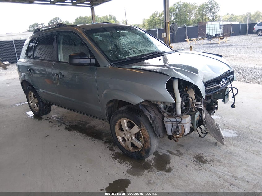 2007 Hyundai Tucson VIN KM8JM12B57U510758 IAAI salvage auction — NORMAL WEAR, Repossession Paperwork (Georgia), sold $300 on 2026-07-29 (photo 1)