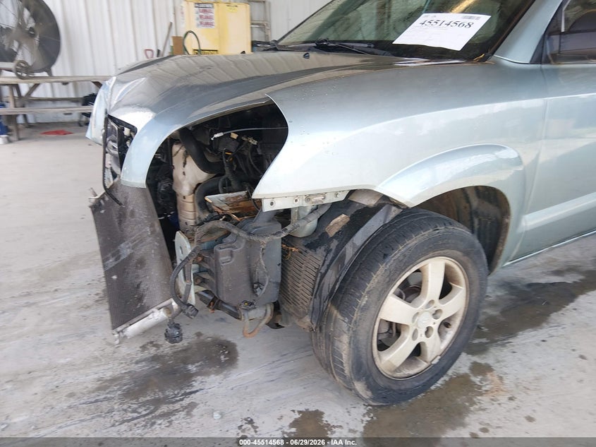 2007 Hyundai Tucson VIN KM8JM12B57U510758 IAAI salvage auction — NORMAL WEAR, Repossession Paperwork (Georgia), sold $300 on 2026-07-29 (photo 6)