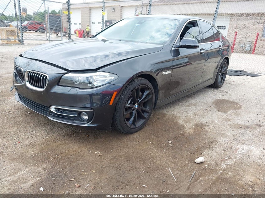2016 BMW 5er VIN WBA5B3C57GG256840 IAAI salvage auction — FRONT END, Salvage Title, sold $2,750 on 2026-07-21 (photo 2)
